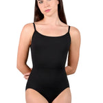 Macaron Cami Leotard Black front view