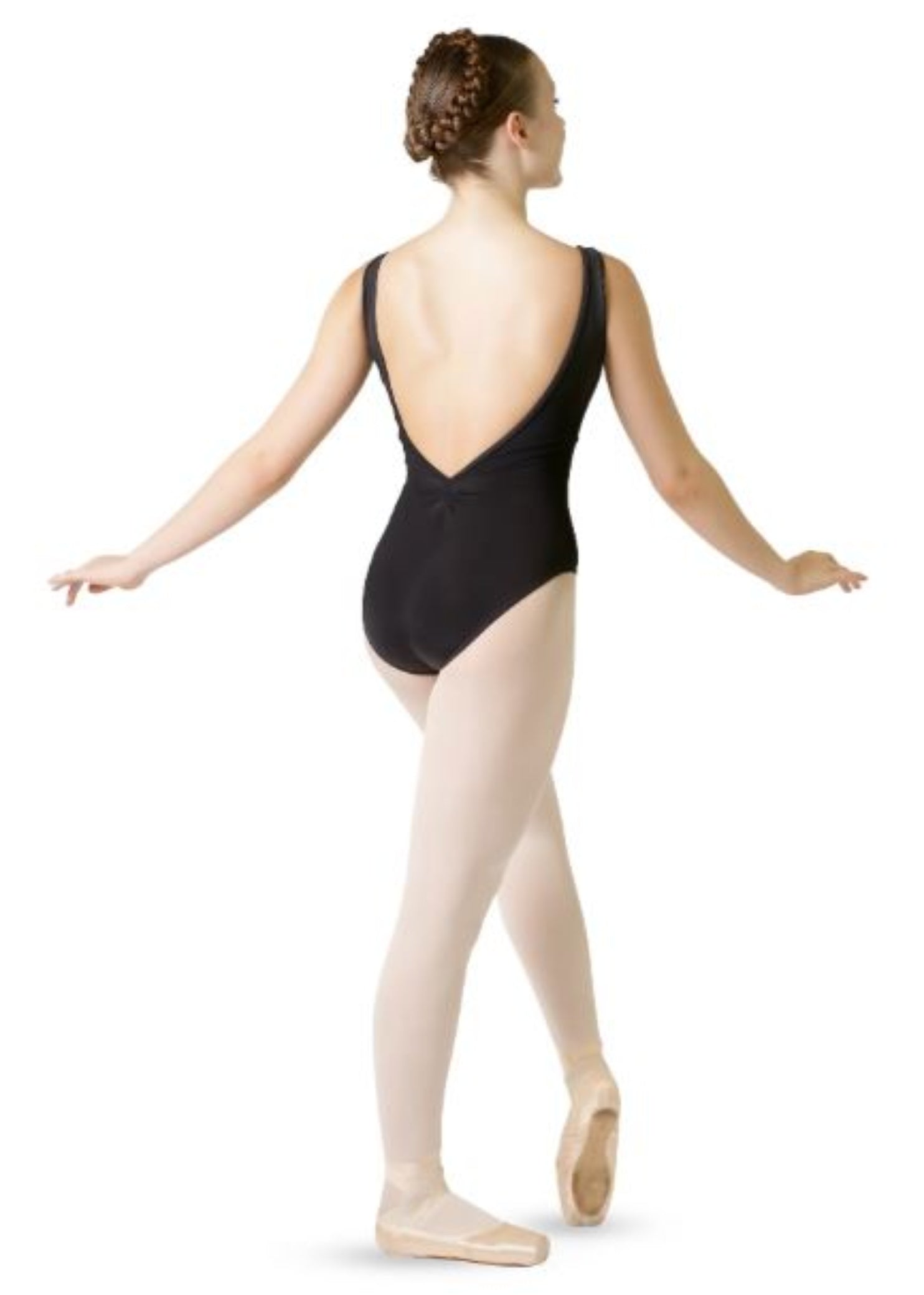 Margot Tank Leotard Black back view