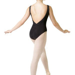 Margot Tank Leotard Black back view
