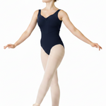 Margot Tank Leotard Royal front view