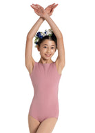 Marigold Mesh Back Leotard Lilas front view