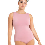 Marigold Mesh Back Leotard Lilas front view