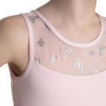 Mariposa Tank Leotard Pink detail view