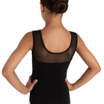 Mars Mesh Leotard Black back view