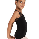 Mars Mesh Leotard Black side view