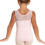 Mars Mesh Leotard Pink back view