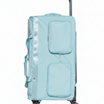 Medium Duffel with Built In Rack Sky Blue side view