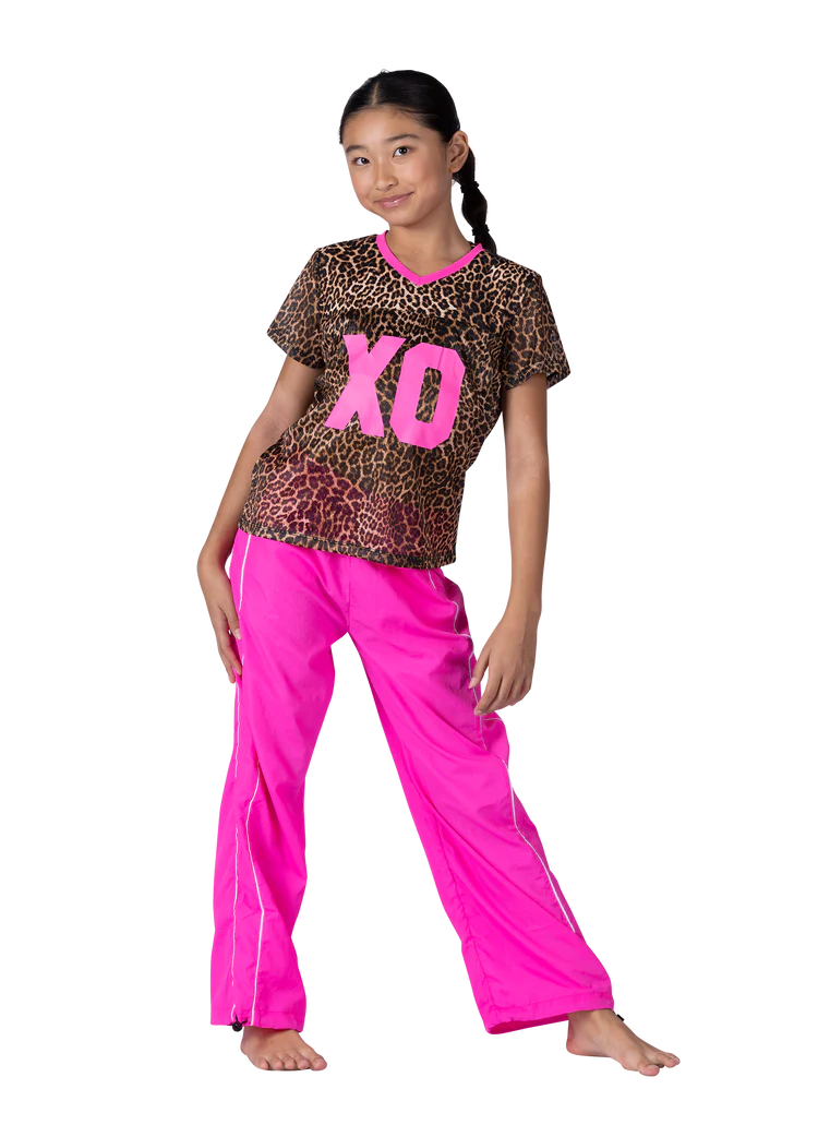 Mesh Jersey Cheetah front view