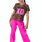 Mesh Jersey Cheetah front view