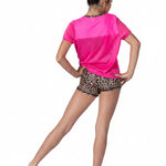 Mesh Jersey Hot Pink back view