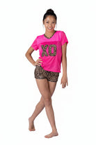 Mesh Jersey Hot Pink front view