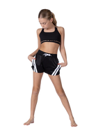 Mesh Short Black front view