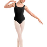 Mesh Tank Leotard front view