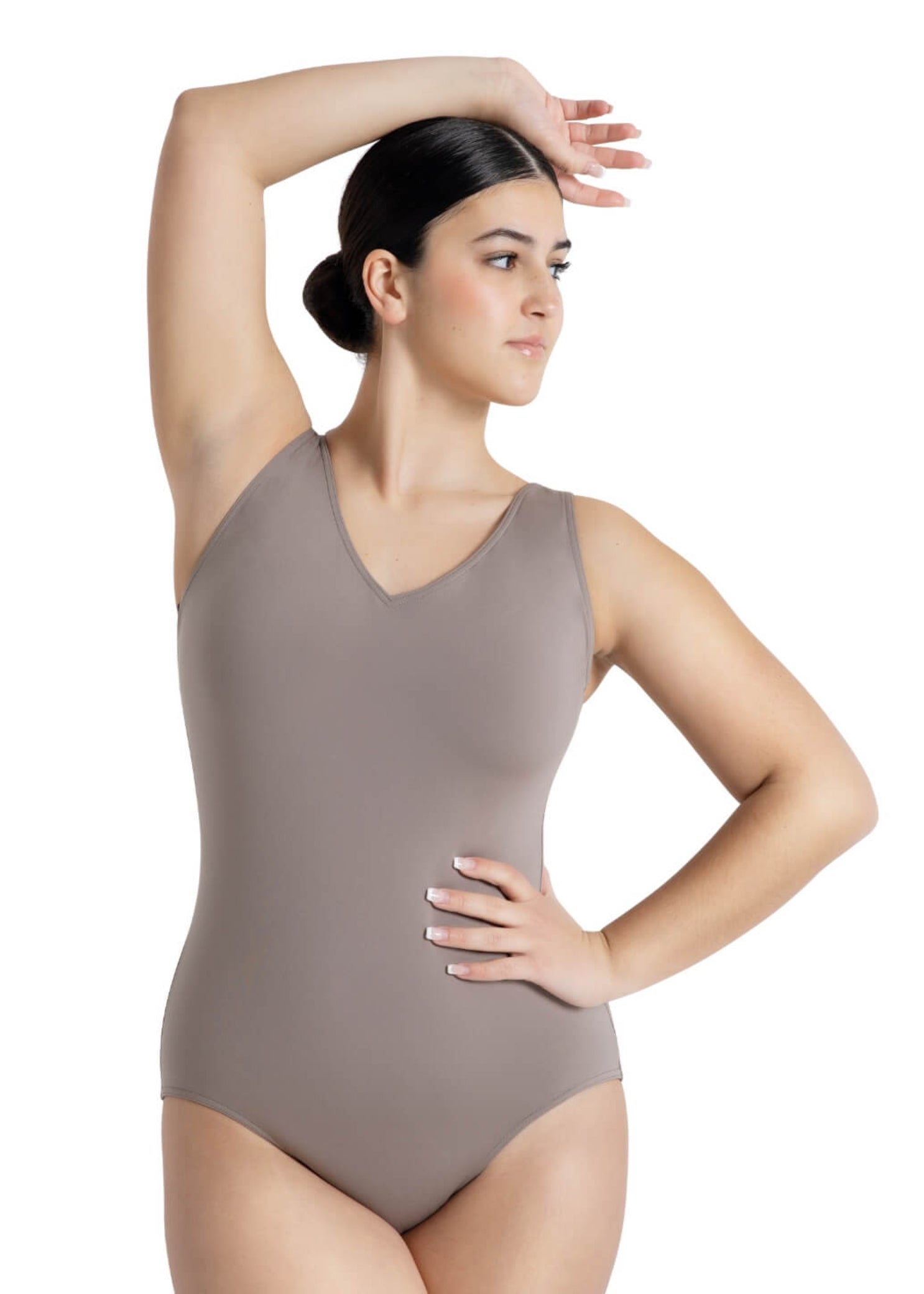 Milan Leotard Cinder front view