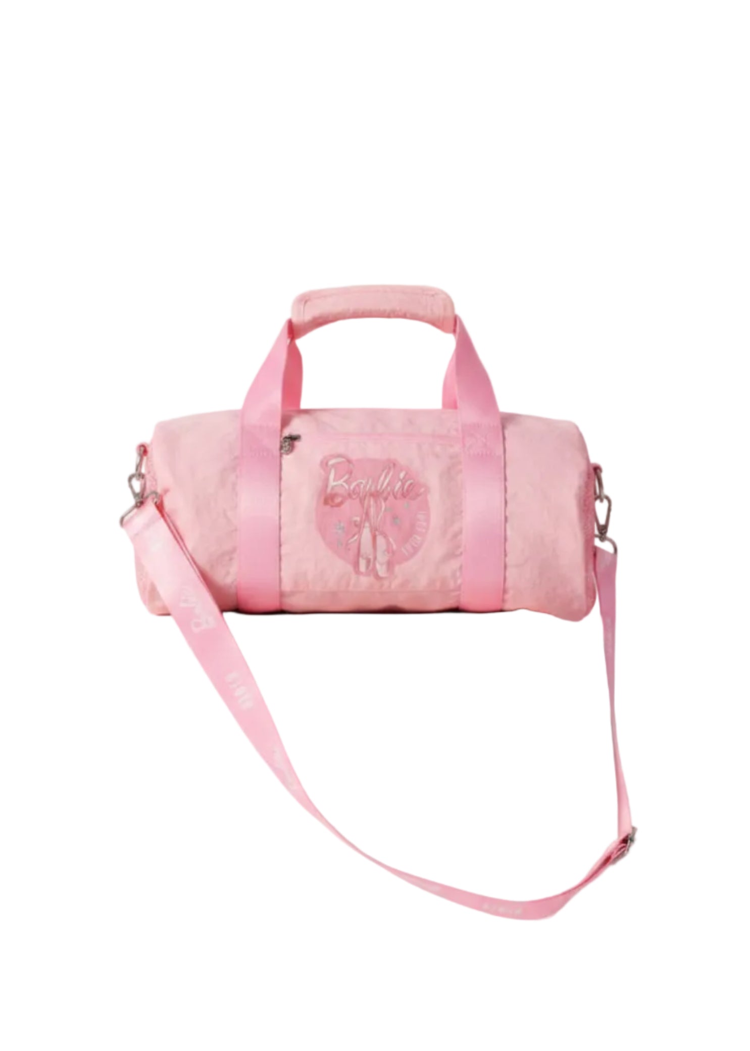 Mini Duffle Candy Pink front view