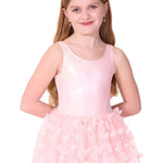 Monarch Tank Tutu Dress Pink front view