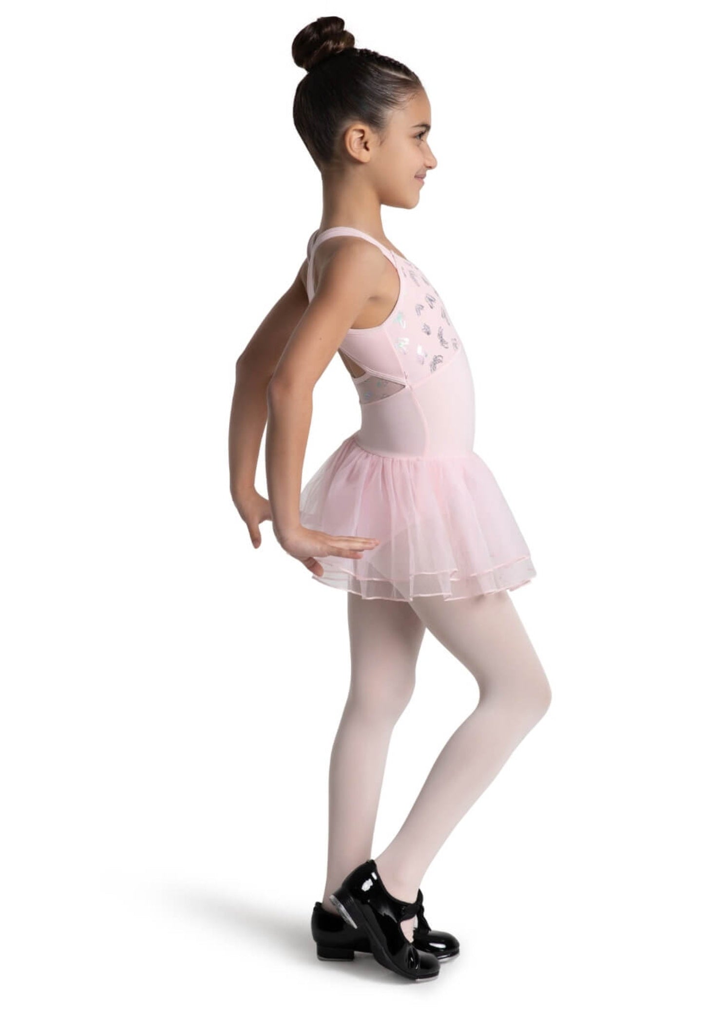 Monarch Tutu Dress Pink side view