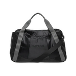 Motivational Duffel Bag Gray front view