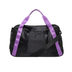 Motivational Duffel Bag Purple front view