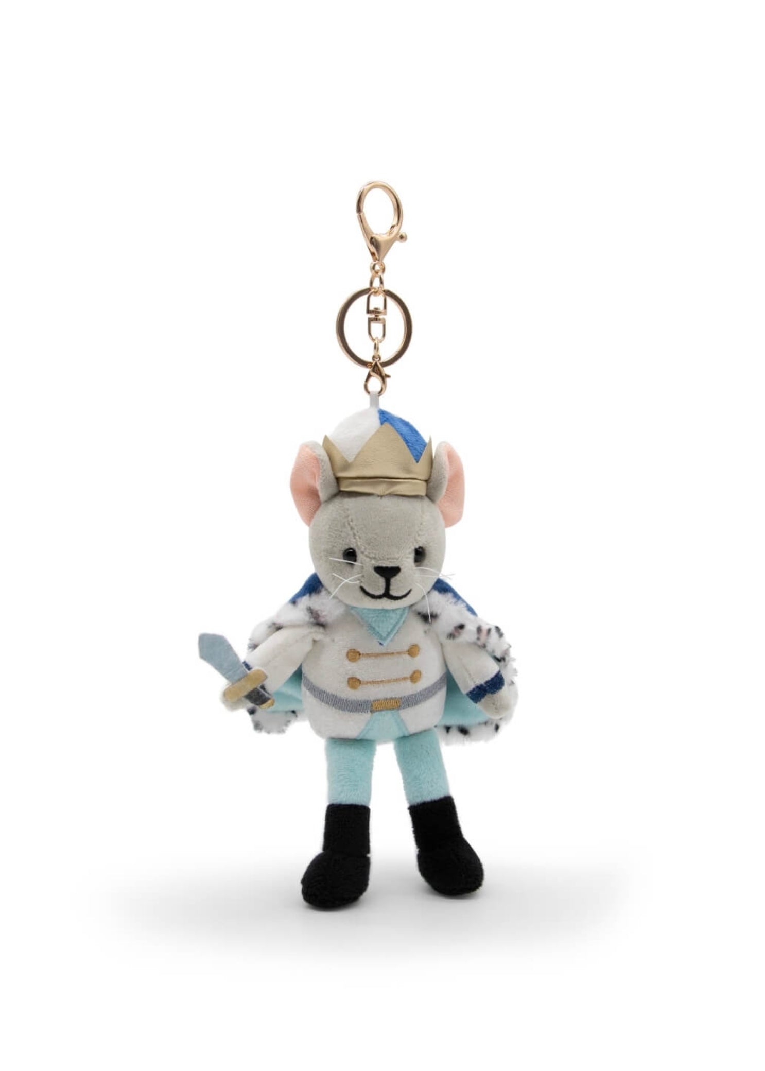 Mouse King Charm Light Blue front view