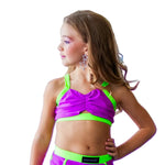 Backtalk Short Green Purple front view