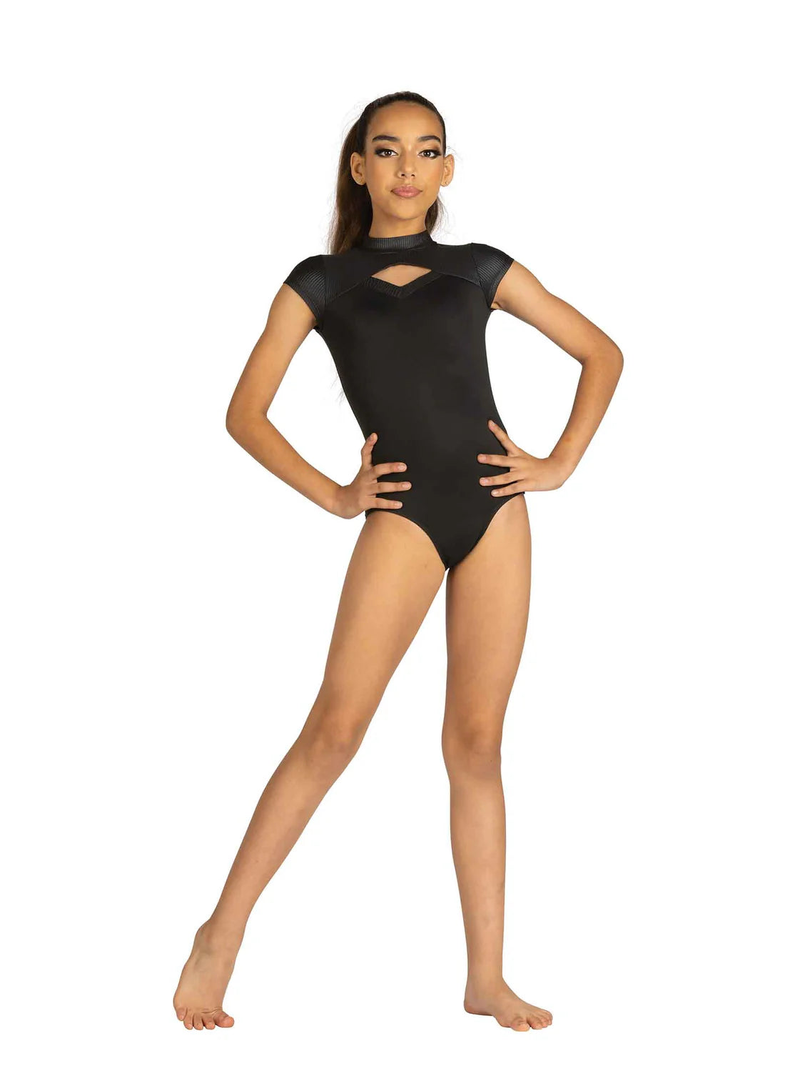 Neve Leotard Black front view