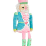 Iscream Polyester Nutcracker Prince Plush in Multicolor, right side view showing fleece jacket and fuzzy boots