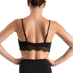 Ocean Breeze Bra Top Black back view