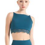 Ocean Breeze Bra Top Legion Blue front view