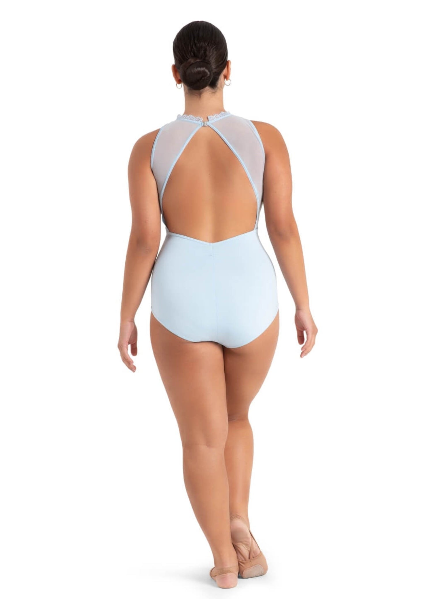 Oceanic Mesh Back Leotard Nantucket Breeze back view