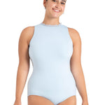 Oceanic Mesh Back Leotard Nantucket Breeze front view