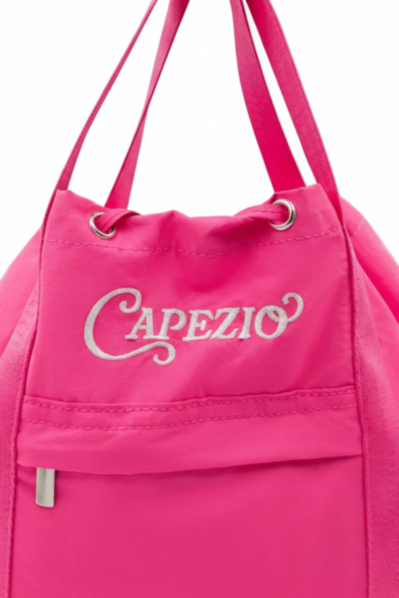 Olivia Multi Way Tote Bright Pink close up view