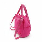 Olivia Multi Way Tote Bright Pink side view