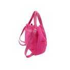 Olivia Multi Way Tote Bright Pink side view