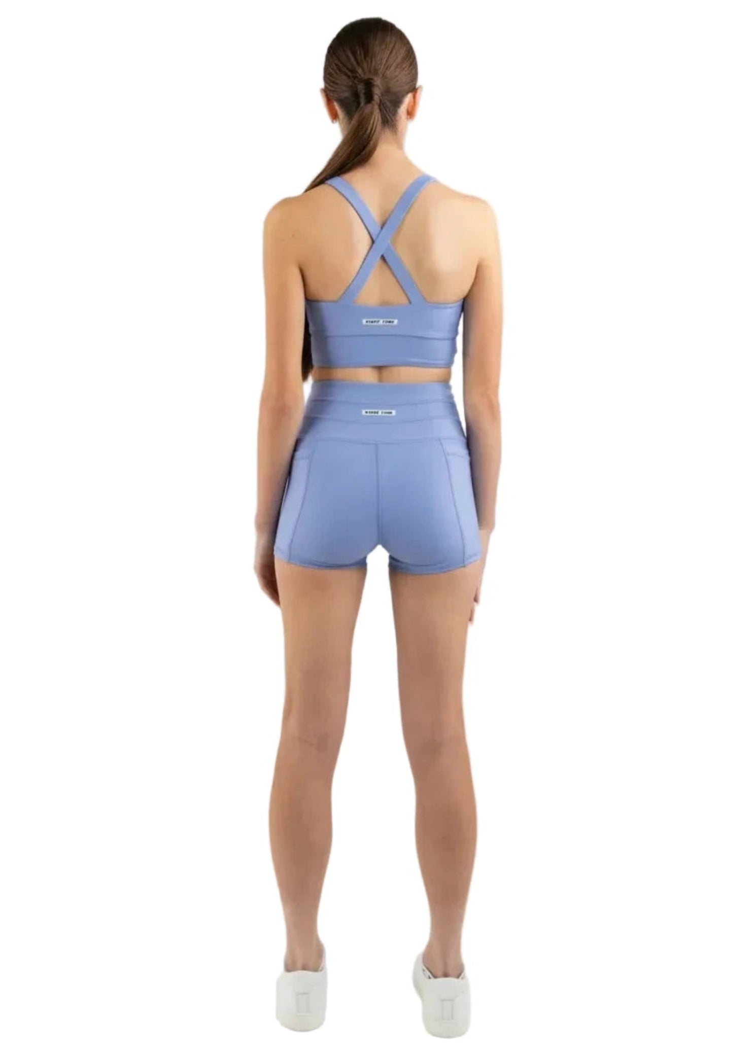 On-The-Go Short Periwinkle back view