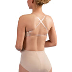 Open Back Leotard Nude back view
