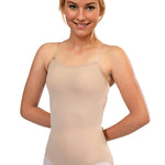 Open Back Leotard Nude front view