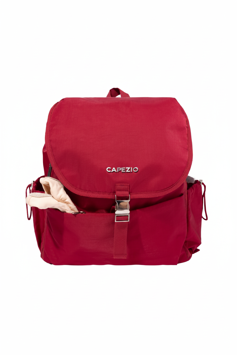 Oxford Travel Backpack Red front view
