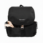 Oxford Travel Backpack Black front view