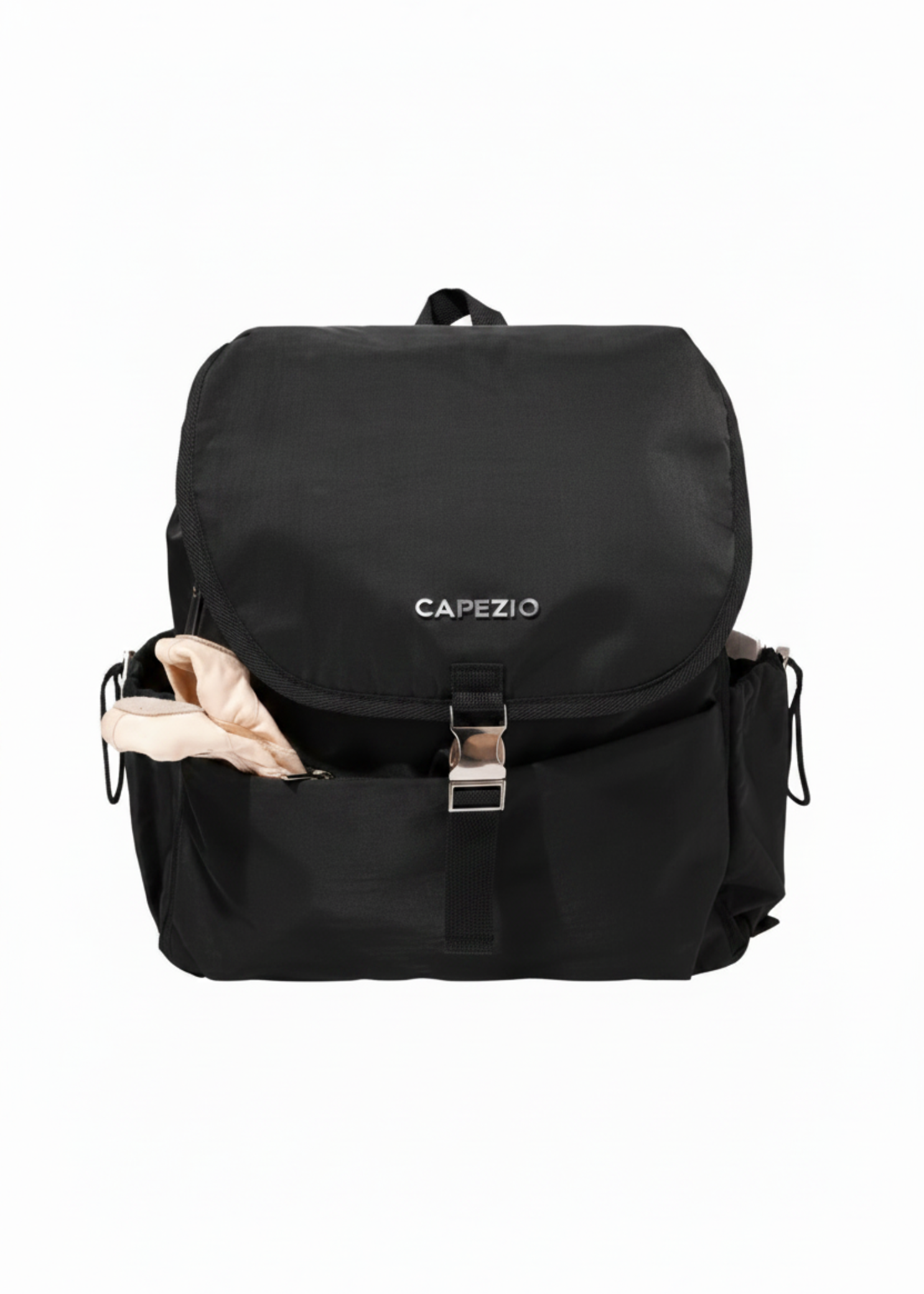 Oxford Travel Backpack Black front view