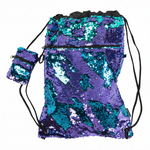 Mermaid Bag purple front view