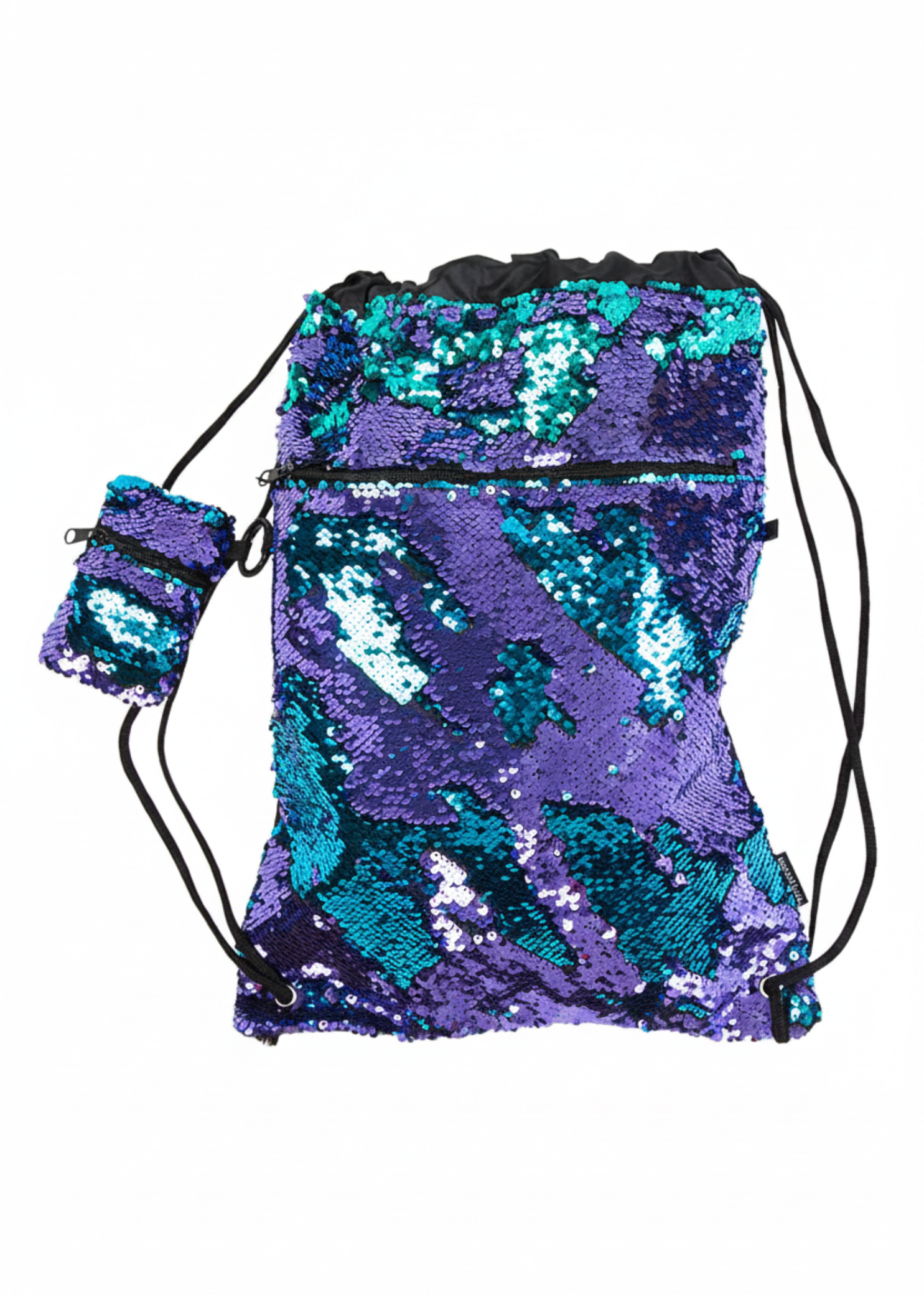 Mermaid Bag purple front view