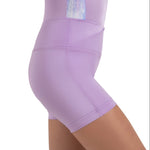 Pearl Short Shiny Digital Lilac side view