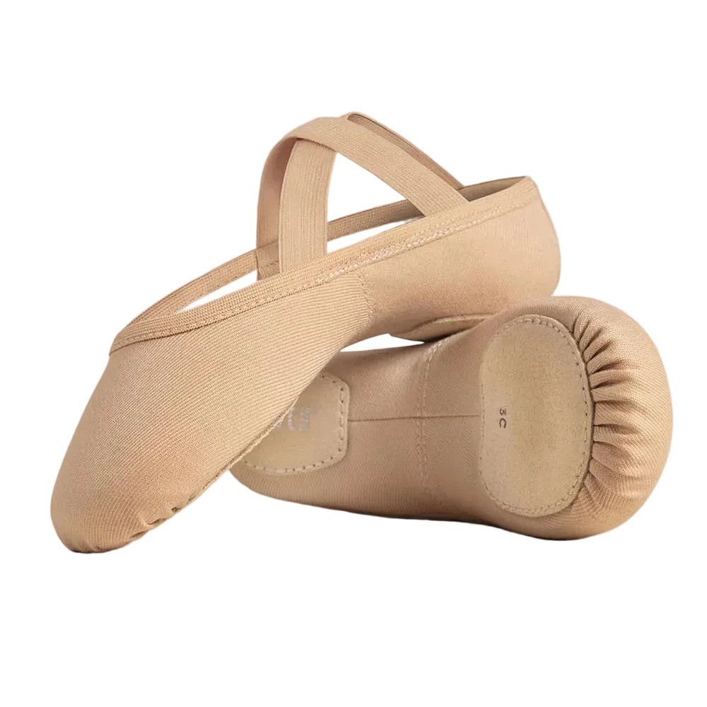 Performa Men’s Ballet Shoe – S0284M Sand side-bottom view