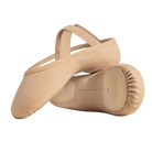 Performa Men’s Ballet Shoe – S0284M Sand side-bottom view