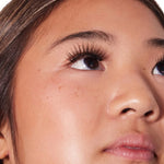 Capezio Polyester Performance Eye Lashes, in-use view showing natural-looking lash effect