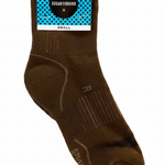 Performance Sock Brown side view