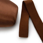 Capezio Pointe Shoe Elastic in Skintone 55, lifestyle view showing ribbed band beside pointe shoe