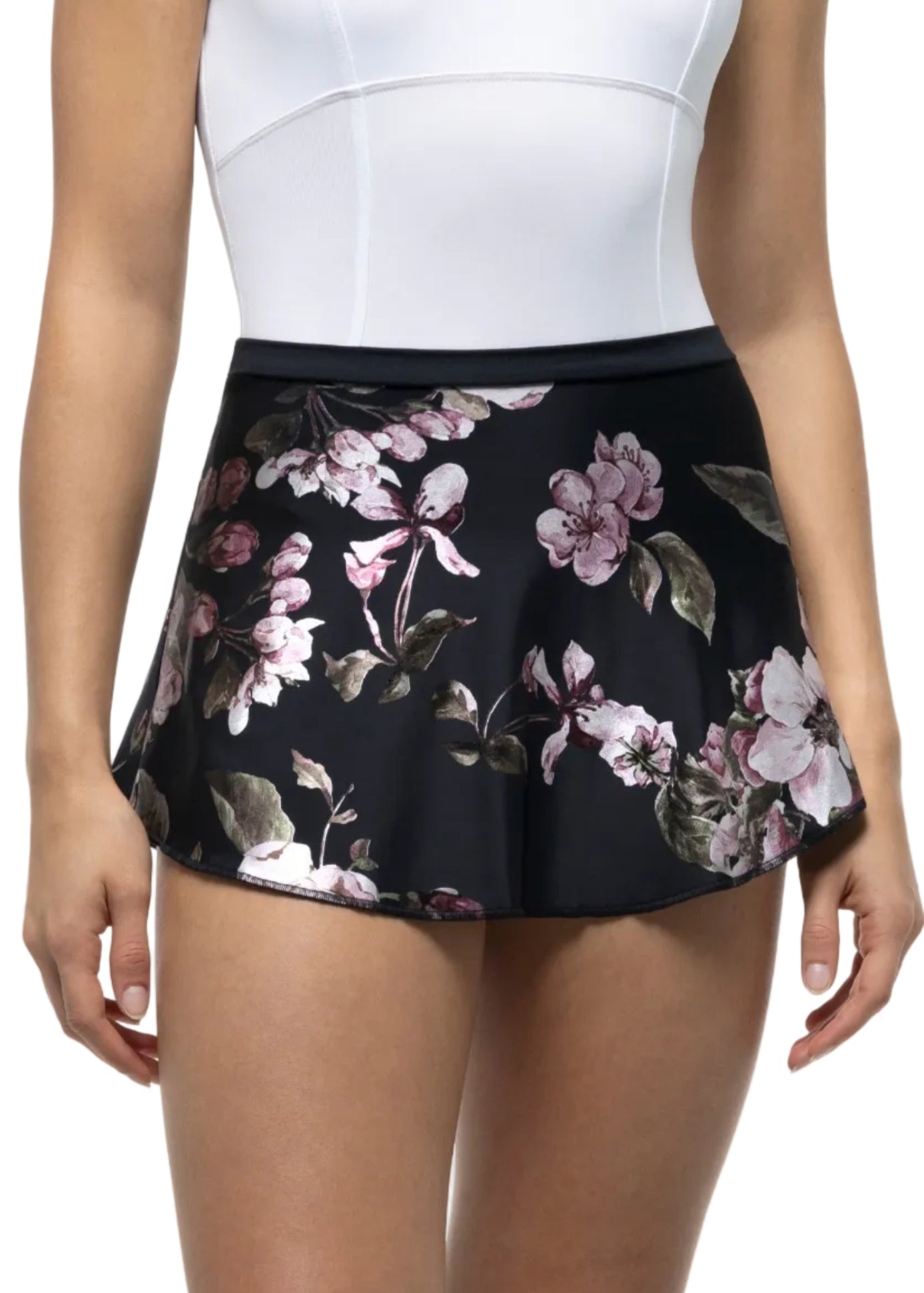 Pull-On High Low Skirt Foil front view