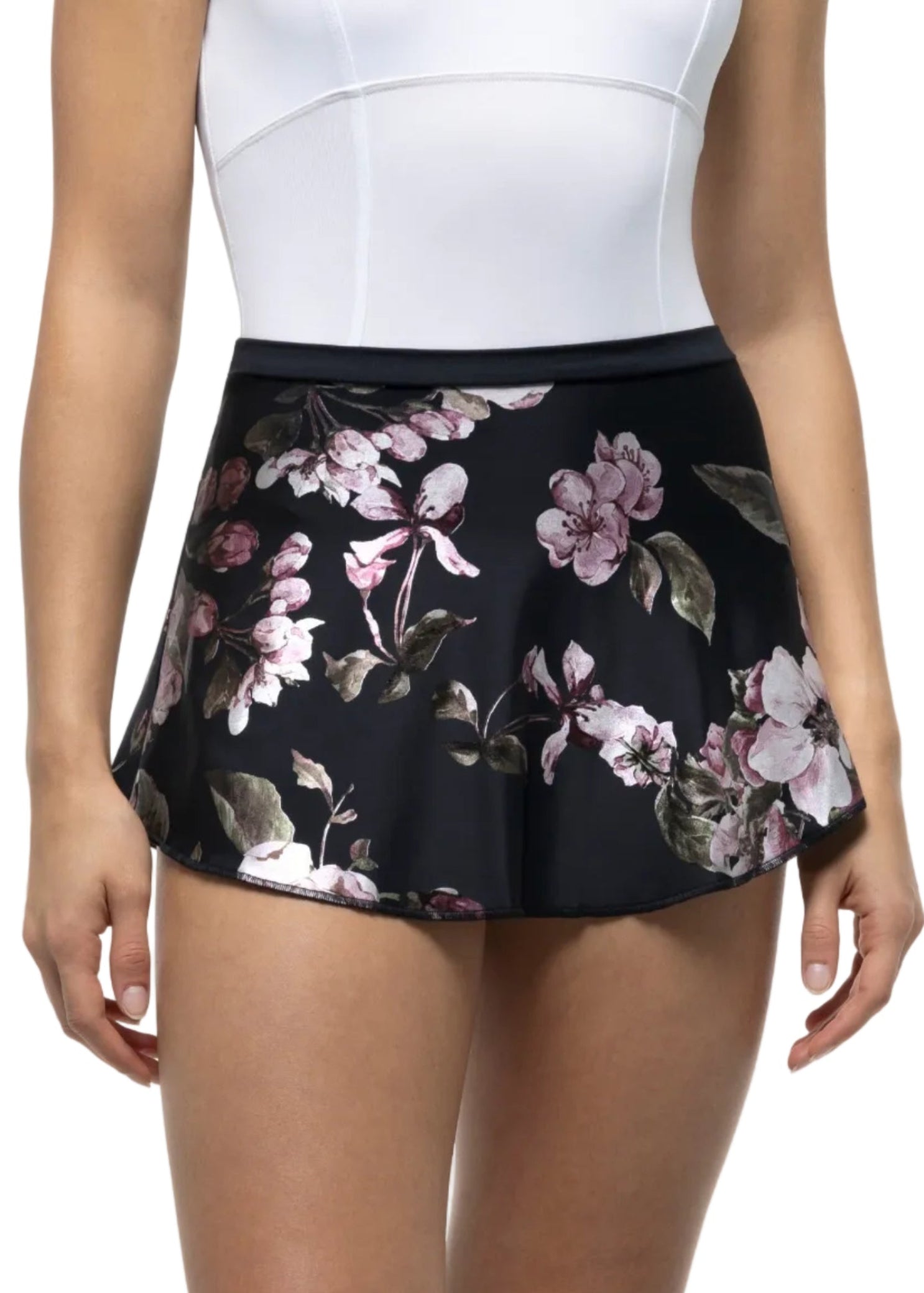 Pull-On High Low Skirt Foil front view